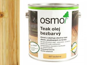 Nejlepší bezbarvý olej na dřevěné terasy OSMO 007