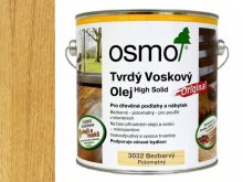 Tvrdé voskové oleje bezbarvé