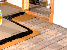 Sádrovláknité desky při realizaci suchých podlah