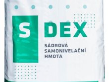 Nová sádrová samonivelační vyrovnávací podlahová hmota S-DEX