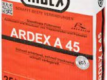 Rychlá opravná hmota Ardex A 45 na cementové bázi 25 kg
