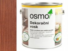 OSMO Dekorační vosk transparentní odstín Mahagon