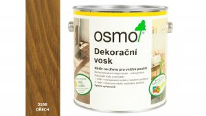 OSMO Dekorační vosk transparentní Ořech 0,75l